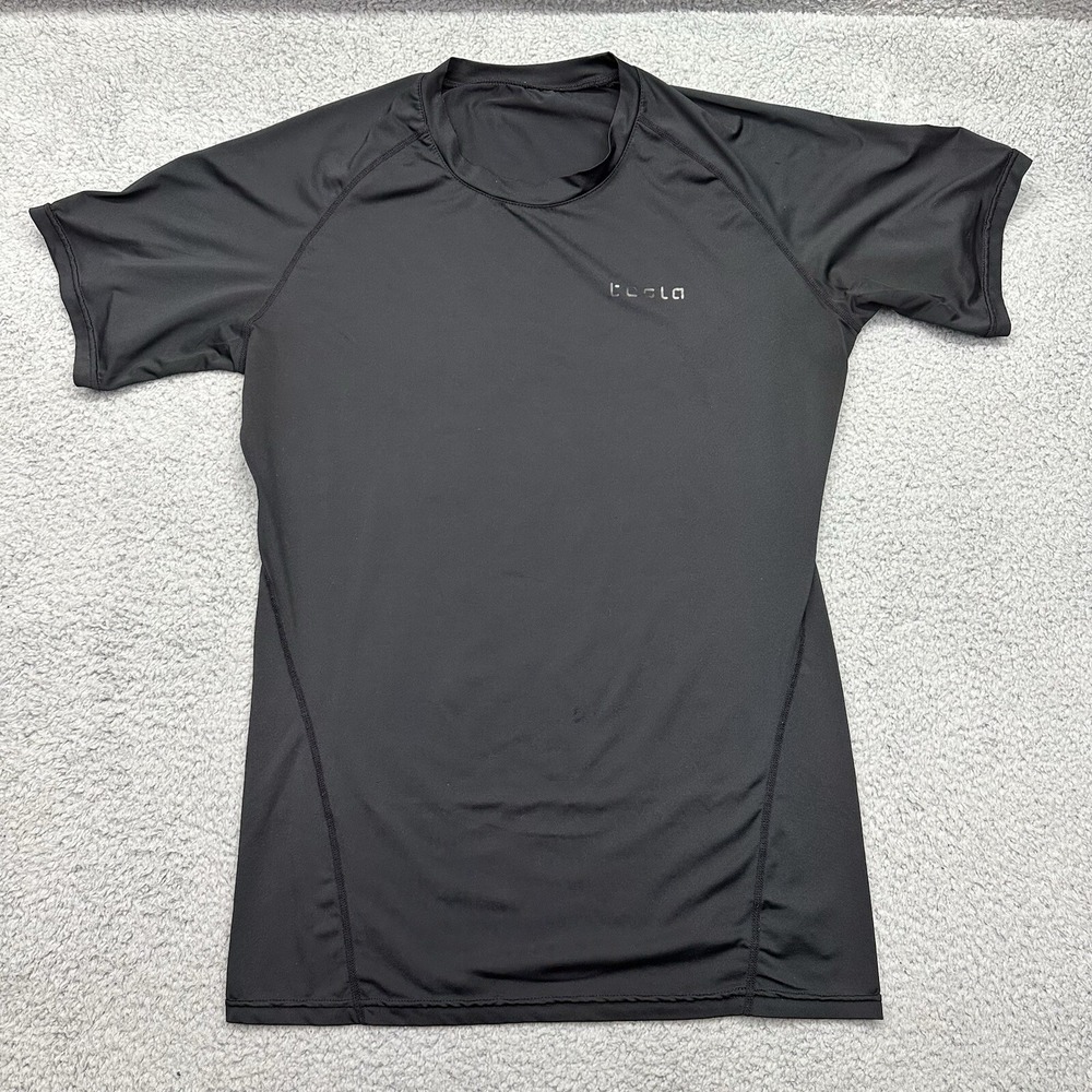 Tesla Mens 2XL MUB03-KLB Black Compression Shirt Short Sleeve TeslaGears, Inc